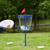 Soozier Disc Golf Catcher 24-Chain Portable Lightweight with Carry Bag Blue for Outdoor Pursuits