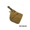 Men's Nylon Shoulder Bag; Multifunctional Concealed Tactical Storage Bag; Holster